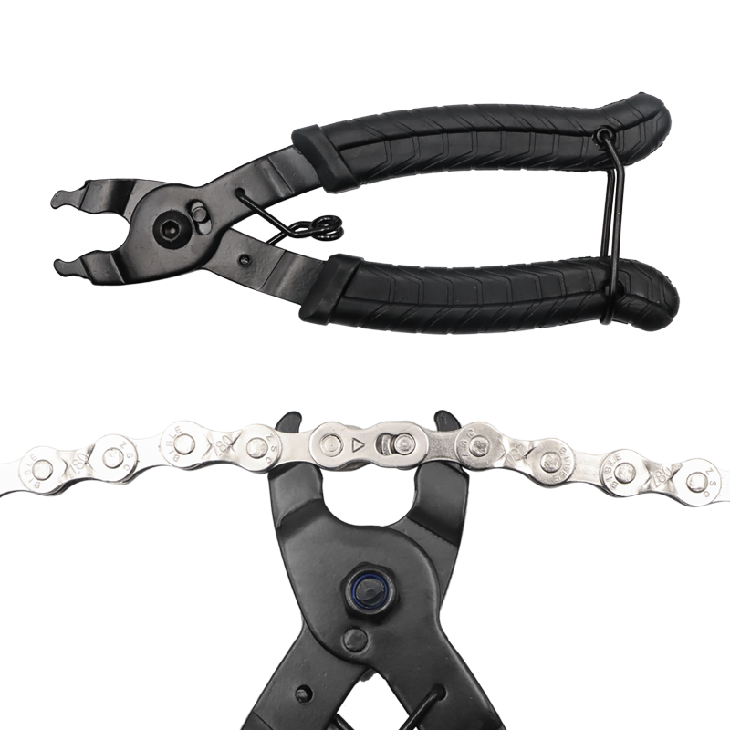 Master Link Chain - 自転車用チェーンリンクプライヤー、ロードバイク用チェーンリンク外し工具、クイックリリース式チェーンリンク外し・修理ツール、MTB用マジックボタン式チェーンリンク外し工具