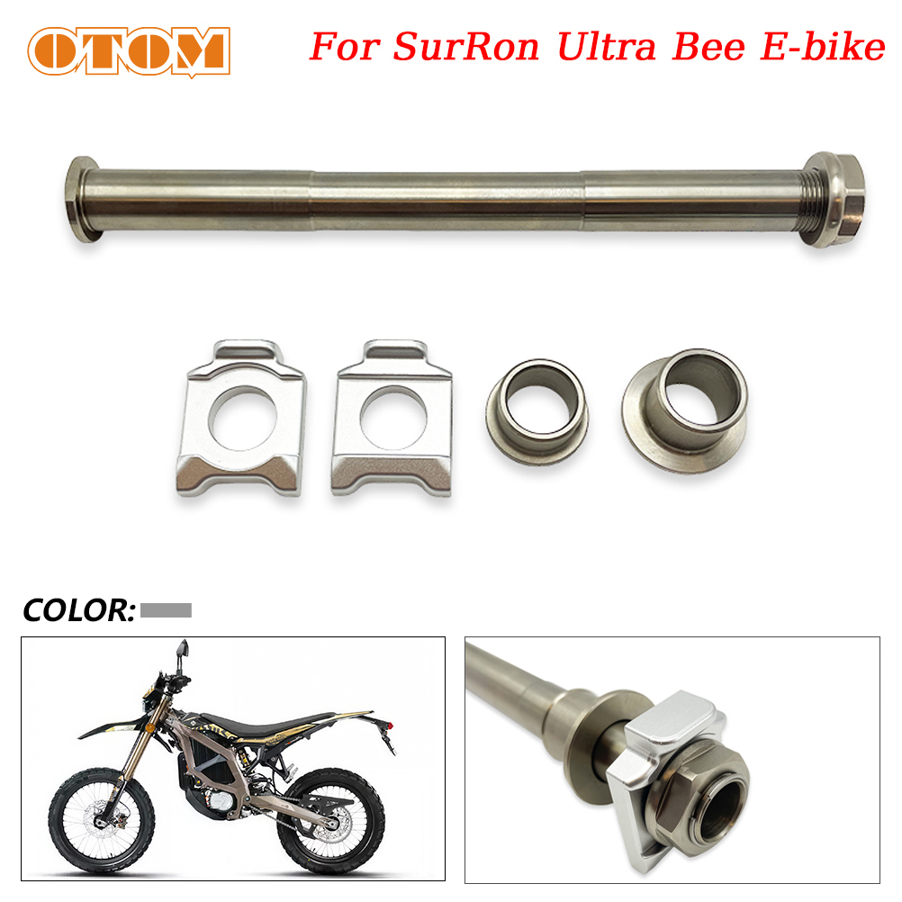 Chain Kit Motorcycle - SURRON Ultra Bee用、ナット、ブッシング、チェーン調整ブロック、ホイールハブシャフト、電動オフロード用OEM部品、リアアクスルキット