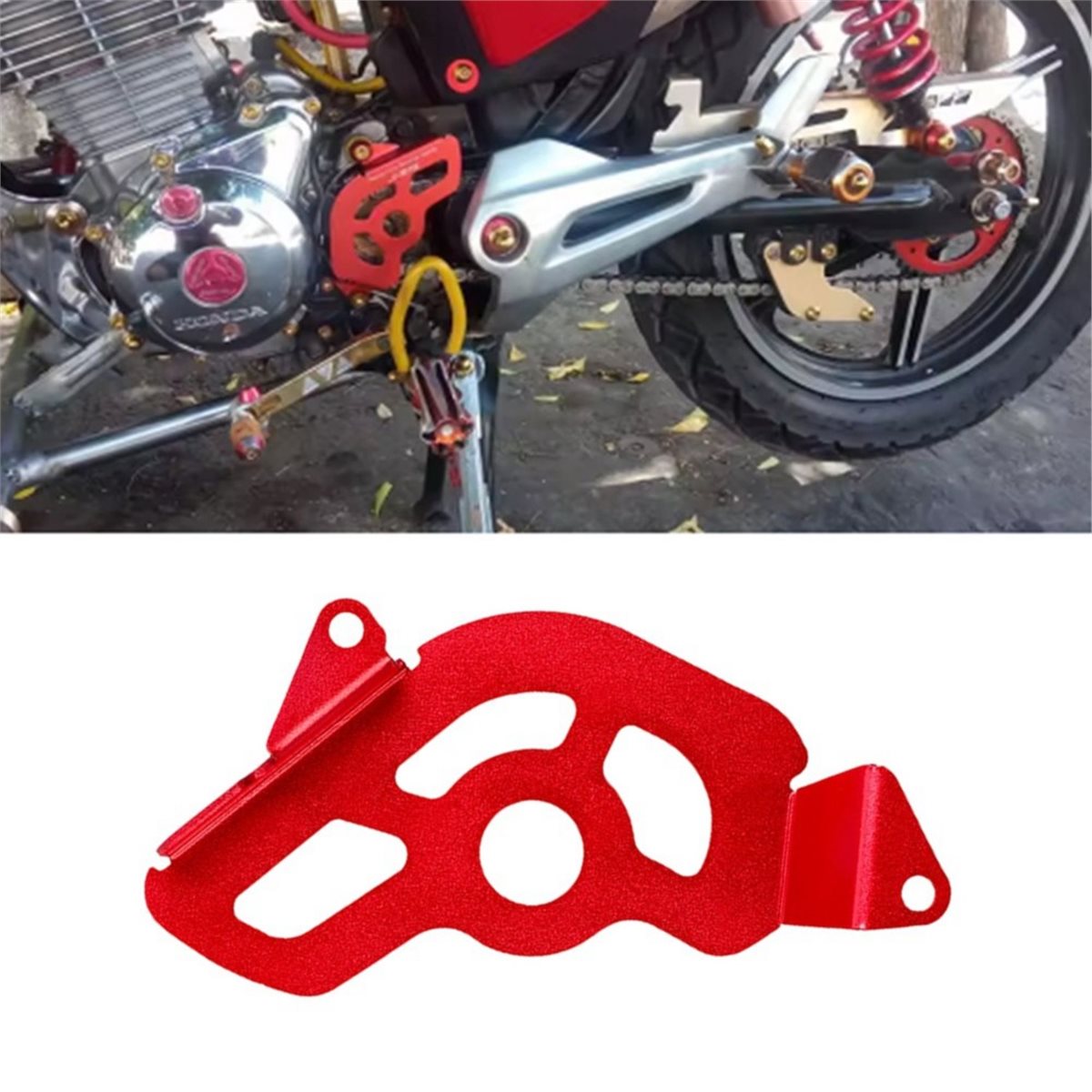 Sprocket Chain - XR 400R（1996年～2004年式）用、互換性のあるスプロケットカバー、チェーンプロテクター、フロントドライブスプロケットガードカバー。