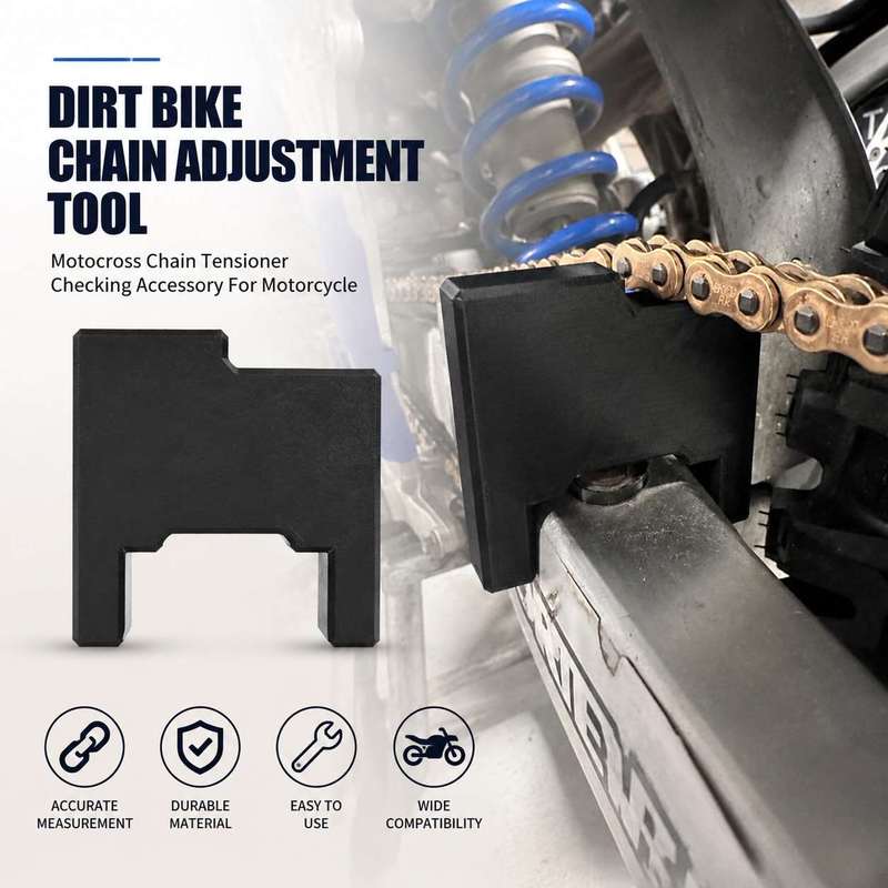 Chain Breaker - プラスチック製ダートバイクチェーン調整ツール モトクロスチェーンテンショナー バイク用チェックアクセサリー