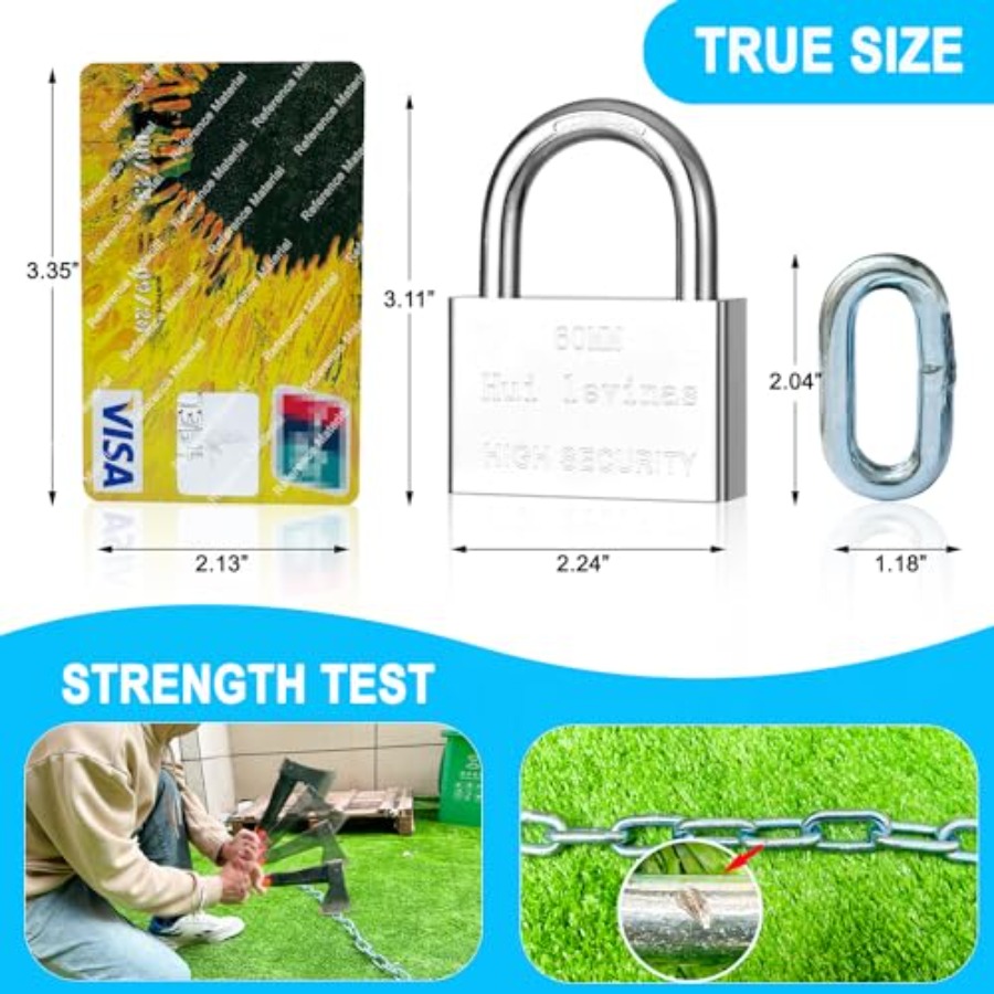 ヘビーデューティ 39 インチ 8mm 亜鉛メッキ防錆および - Bicycle Chain のレビューと価格
