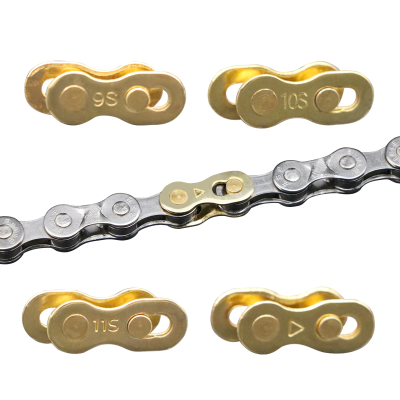 5 ペア自転車チェーンリンクコネクタジョイントマジックボタン - Master Link Chain のレビューと価格