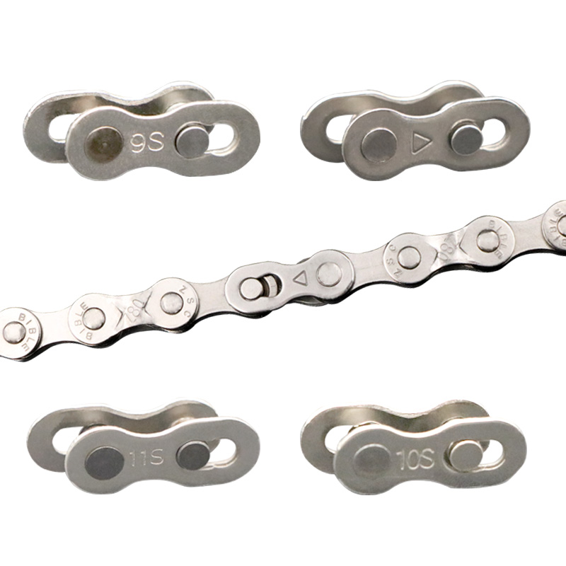 5 ペア自転車チェーンリンクコネクタジョイントマジックボタン - Master Link Chain のレビューと価格