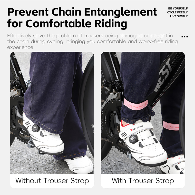 WEST BIKING サイクリング用パンツストラップ。ナイ - Bike Chain のレビューと価格